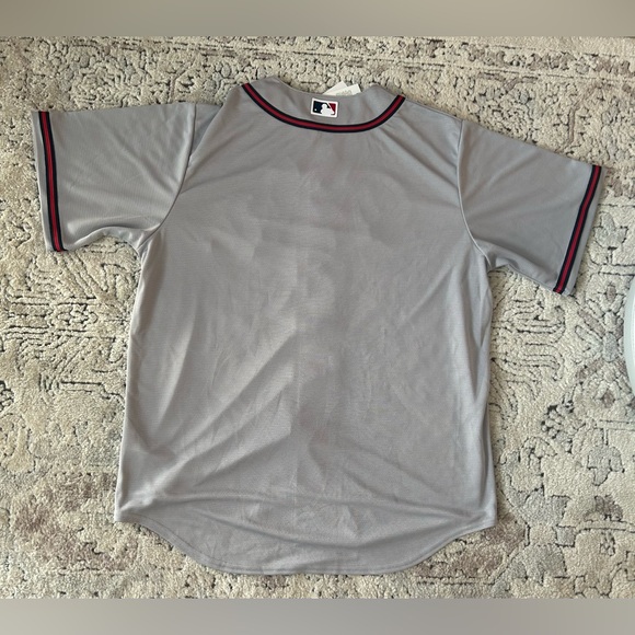 Nike Authentic Atlanta Braves MLB Baseball Gray Jersey Men's Size: L - Picture 6 of 6
